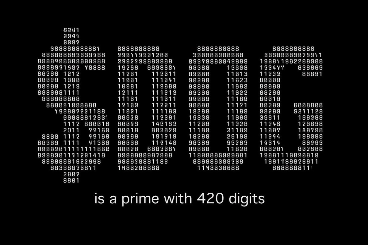 $DOG is a prime with 420 digits