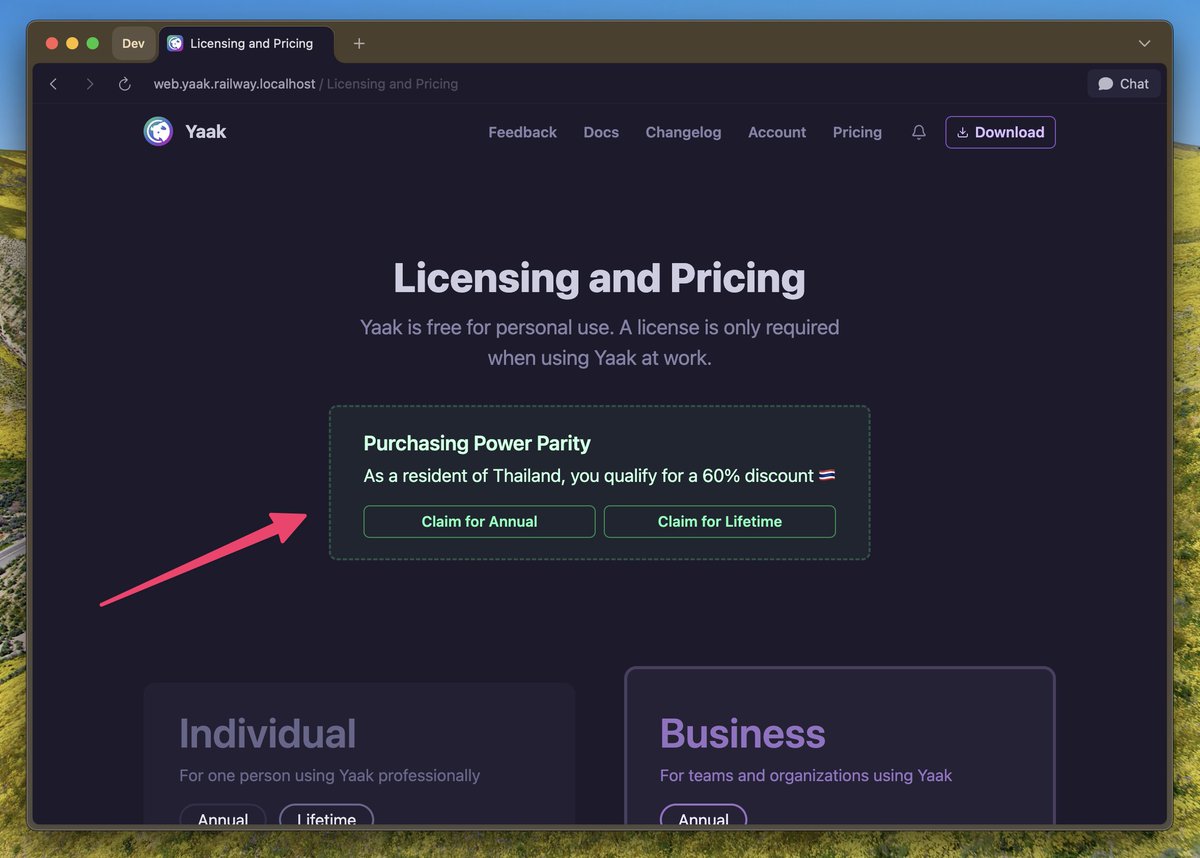 Yaak API Client tweet media