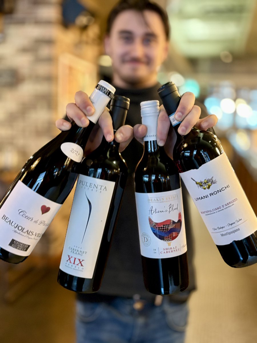 New reds just landed!
Big, bold and ready to be poured.
We’ll see you at the bar! 🍷

#redwineseason #newin #joinus