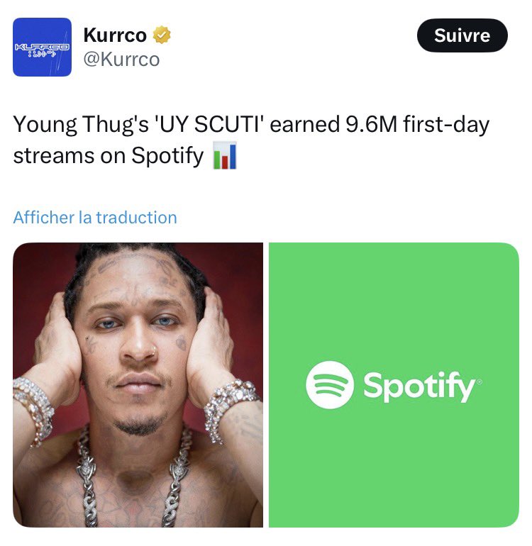 "bullshit ass keem. He ain’t big. Kendrick needs to call us. We the superstars" - Young Thug 😂😭🤞🏽