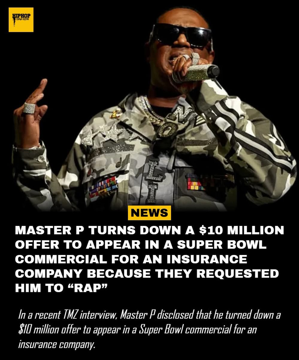 Master P wants to be recognized for more than just rapping He