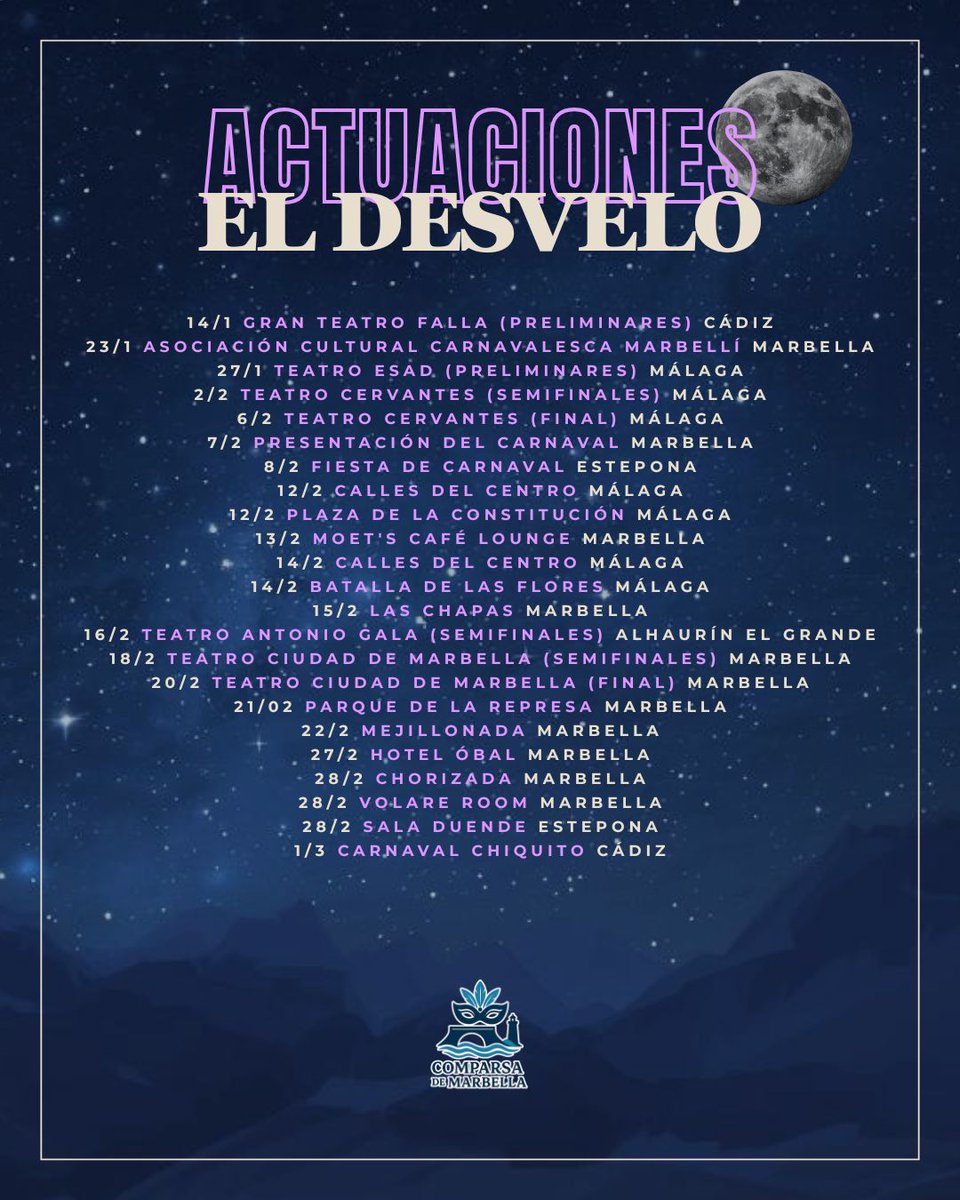 COMPARSA DE MARBELLA tweet media