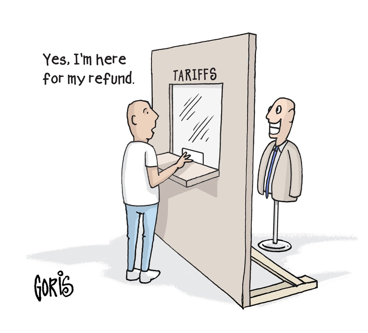 Take a seat. #tariffs #refund