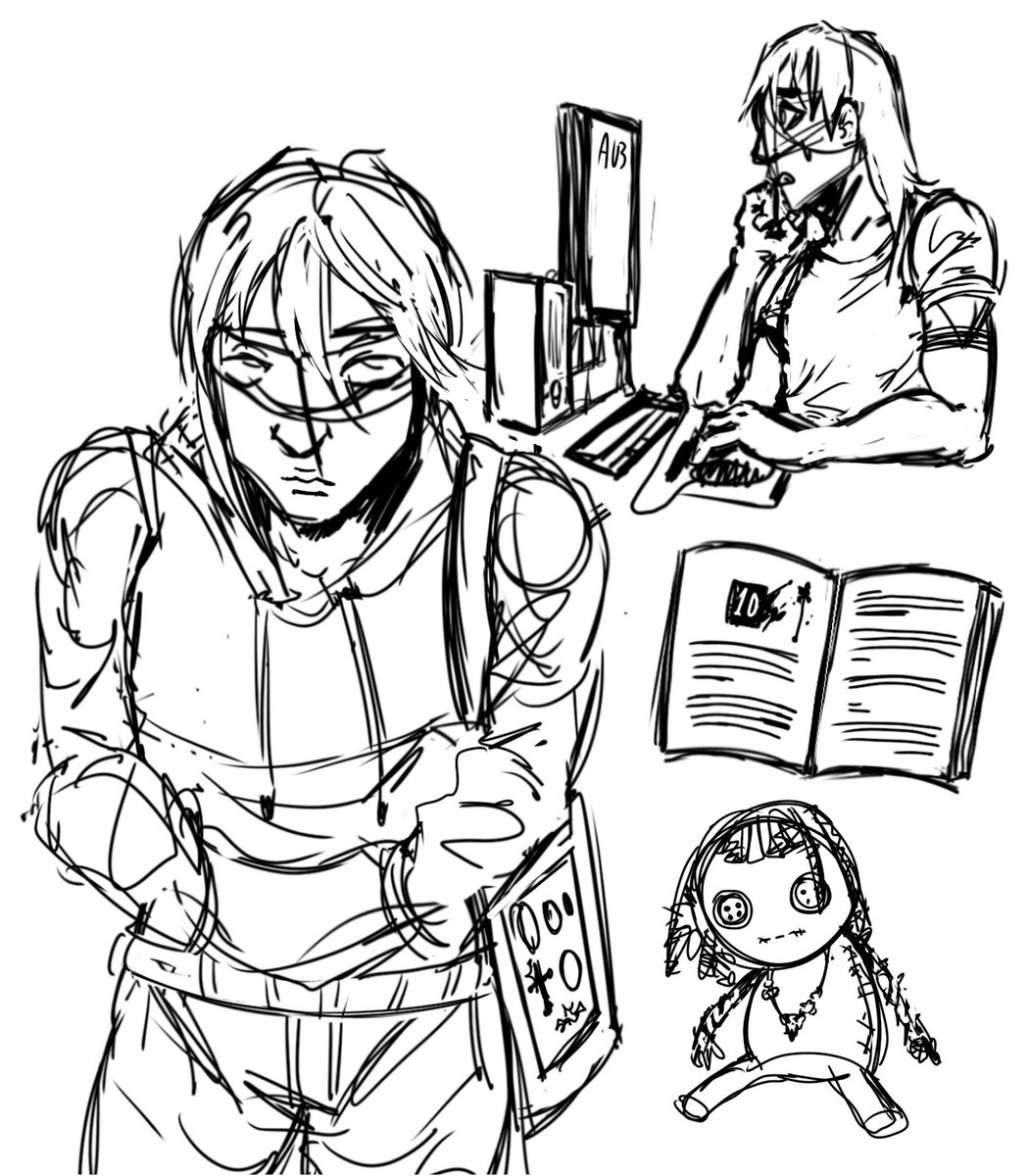 nekrobait's tweet image. do u get my vision? he would be more creepy with it tho