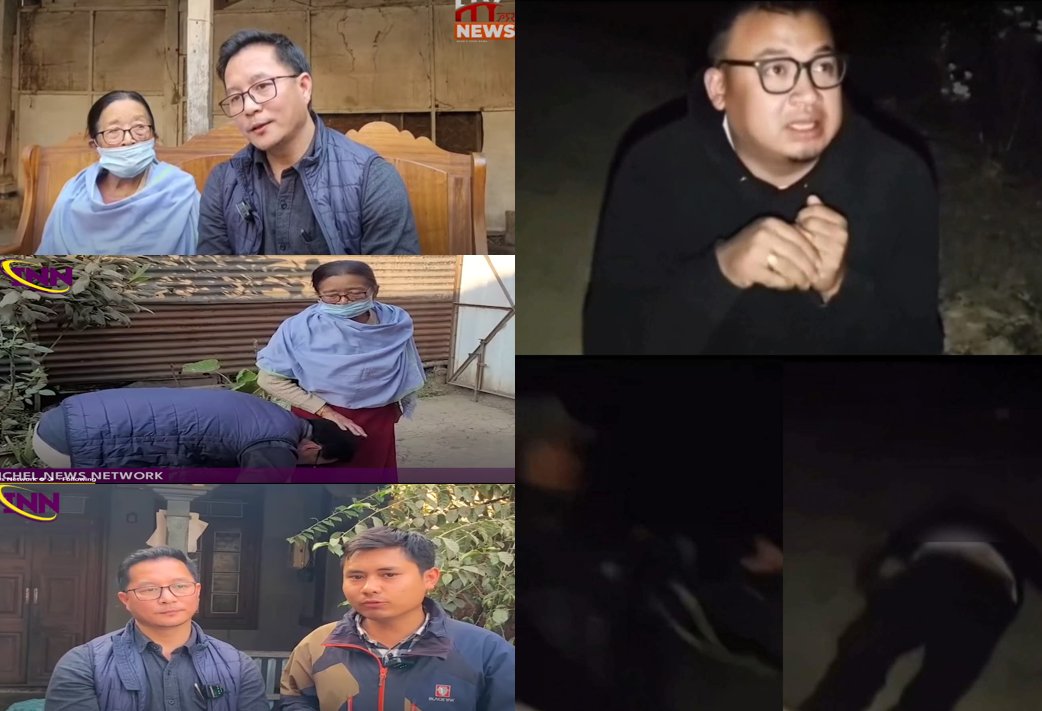 KhambaMoir7985's tweet photo. Contrasting fates of two husbands :

21st Feb: 
Anthony Naulak , a Paite, came to Imphal to pay a visit to his mother-in-law.

21st Jan: 
Mayenglambam Nishikanta , a Meitei, was kidnapped from his wife’s home in Churachandpur and was Shot dead at point blank by Kuki terrorists. https://t.co/JYNlxkm2KY