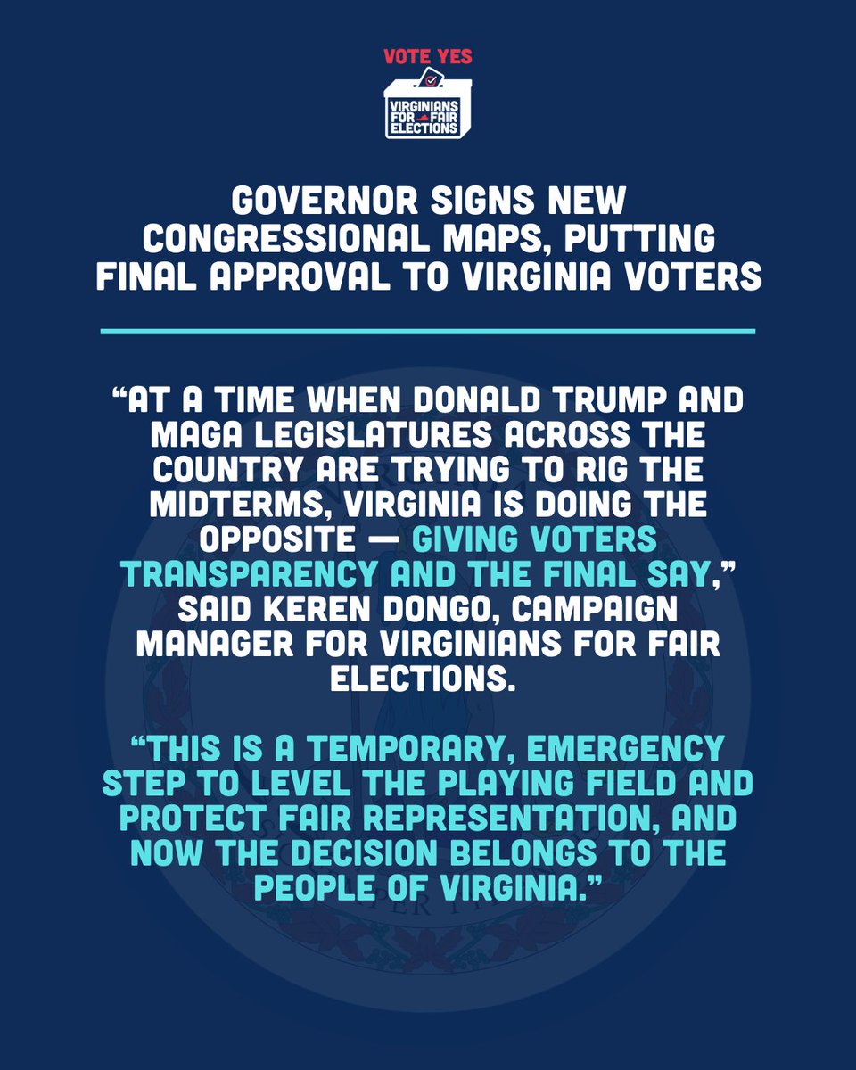 Virginians now have the power to approve a temporary, emergency measure to level the playing field ahead of the 2026 midterm elections.