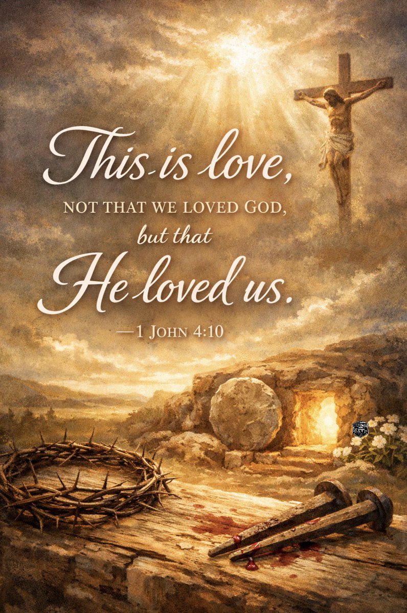 “This is love, not that we loved God, but that He loved us.” — 1 John 4:10
•
Good morning from the OATH desk, yall! This is such a powerful and impactful verse in terms of the availability of God’s love. God’s love didn’t originate by man, and therefore it cannot be gained or
