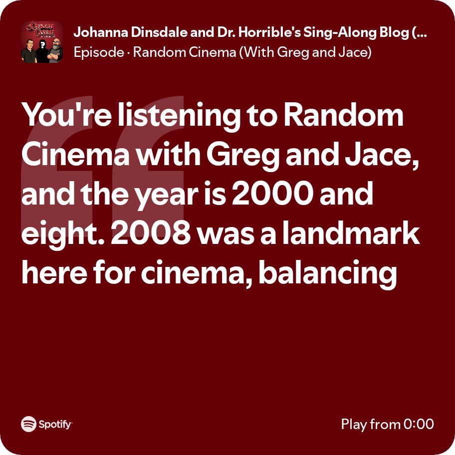 Random Cinema With Greg and Jace tweet media