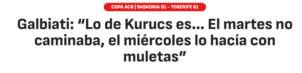 Galbiati li haurà de preguntar a Sito si pot jugar avui Kurucs.