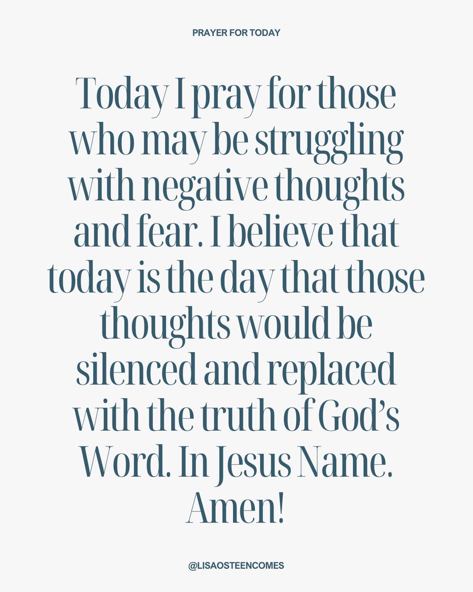 Your thoughts may be raging, but don’t be afraid. Just believe in Jesus. Amen!