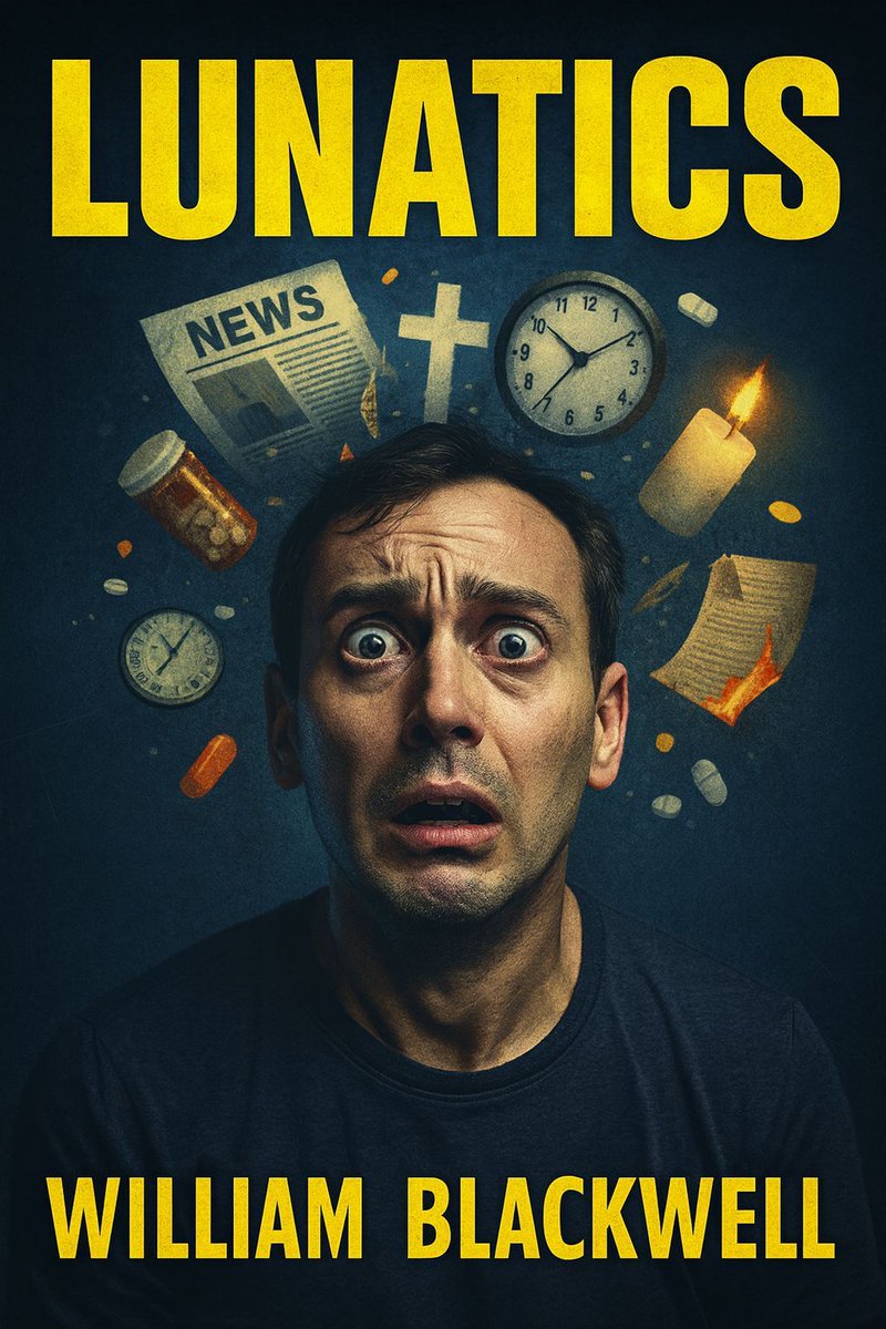 wblackwell333's tweet image. Two years of mental‑health research.
One chilling story.
A descent into the fractured mind of a man battling demons—real and imagined.
Lunatics is coming soon.
#MentalHealthFiction #PsychologicalHorror #BookRelease #WritersOfX #HorrorLit