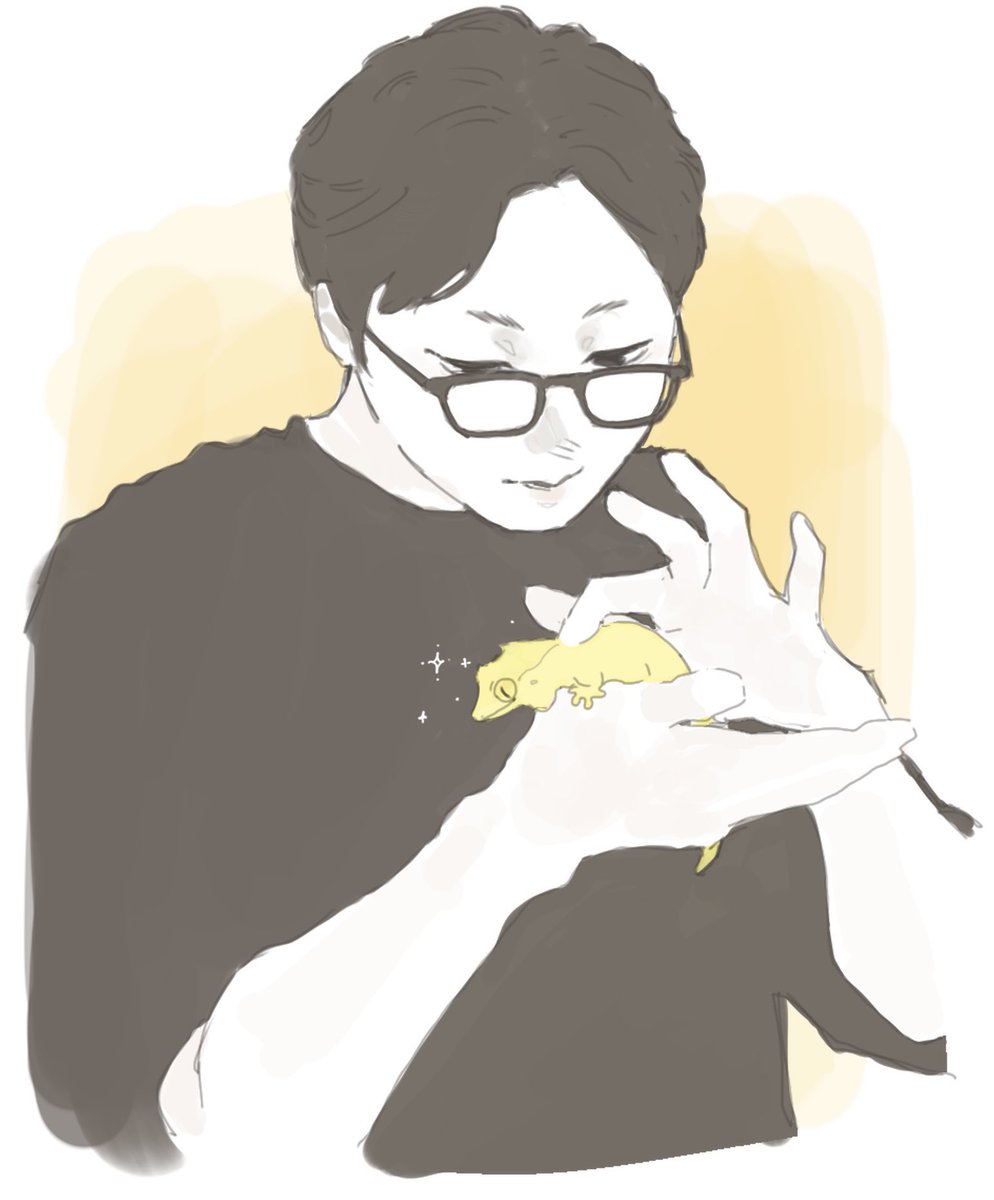 femboynamgyu_'s tweet image. RT @zassou_roh: 🦎