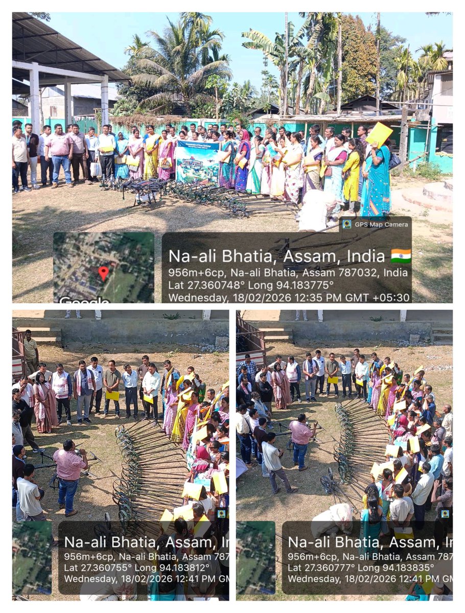 ARPANBHOWMIK15's tweet photo. Drone technology demonstration at Boginadi https://t.co/m7O1PIibmk
