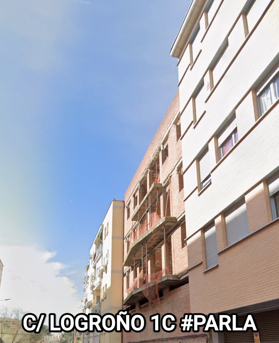QUEDADA POPULAR *FINALIZAR ESTE EDIFICIO YA*
Miércoles 25 Febrero 12:15 Η
C/LOGROÑO 1C #PARLA
¿Para cuando una solución al edificio que da C/ Logroño 1C y otra fachada C/ León 10C en #Parla?
EXIGIMOS A QUIEN CORRESPONDA LA REHABILITACIÓN Y FINALIZACIÓN DEL INMUEBLE PERO PARA YA‼️