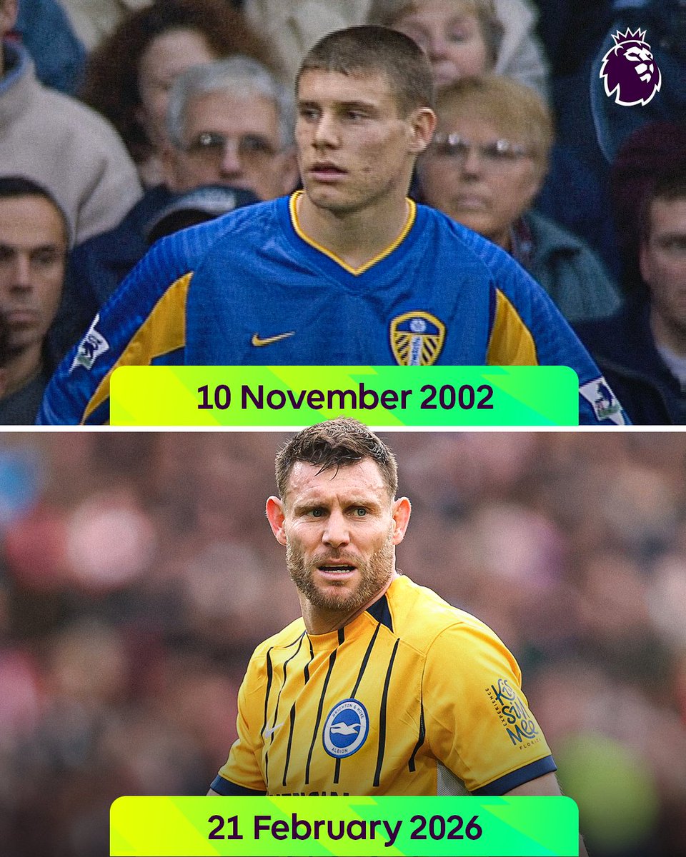 ⬆️ James Milner’s first Premier League appearance
⬇️ James Milner’s 654th Premier League appearance

An all-time appearance record over 23 years in the making 🤩