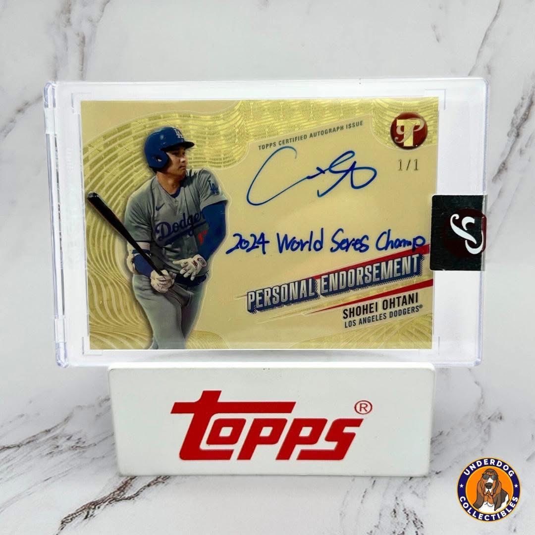 大谷翔平 1/1 直筆サインカード 🔥 Listed now on Fanatics Auction