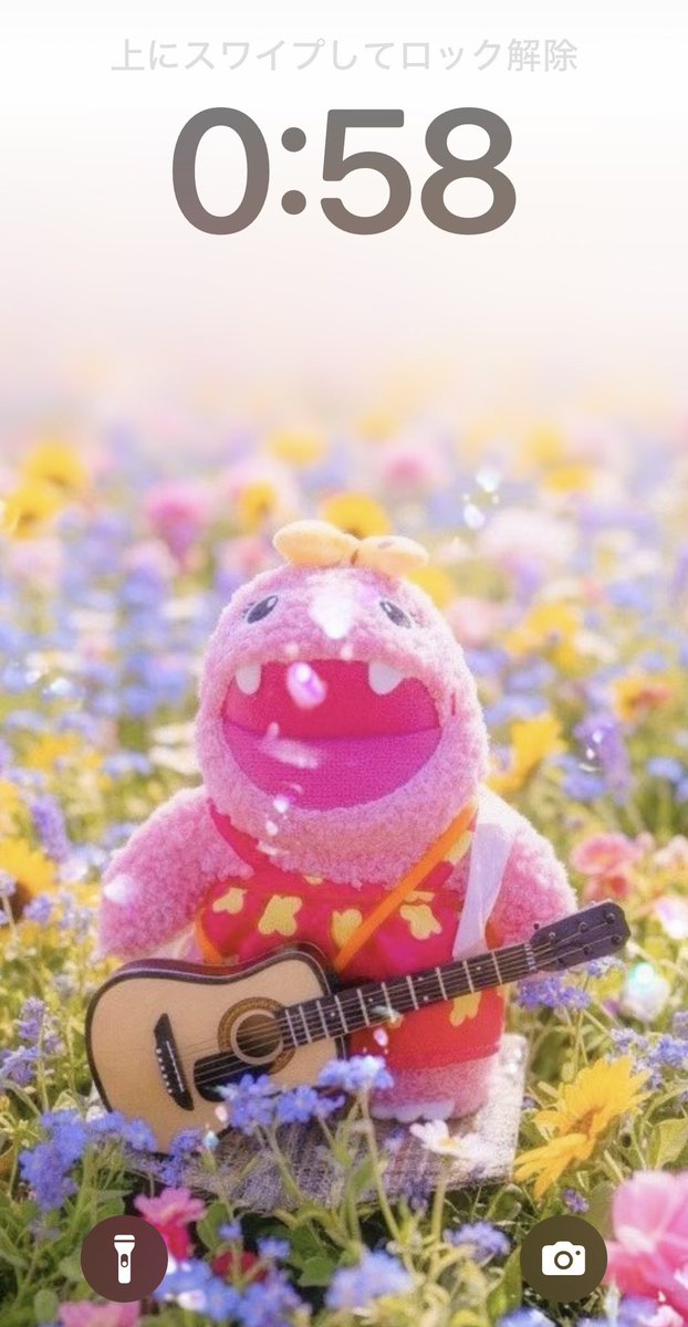 友達が待受をガンコちゃんにすると ♪めげない、しょげない、泣いちゃ