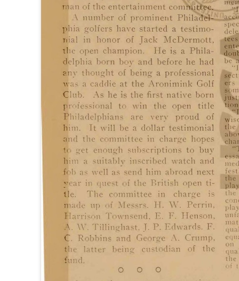 Philadelphia Golf History tweet media