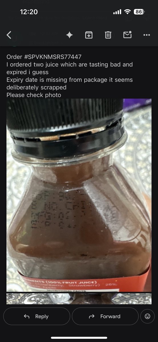 Umang_scroch's tweet photo. Have some shame @ZeptoNow @zeptocares 
Sending expired items and then denying for any help stating account doesn't allign with platform standards? What are your standards delivering expired products? https://t.co/IIR4stlEbH