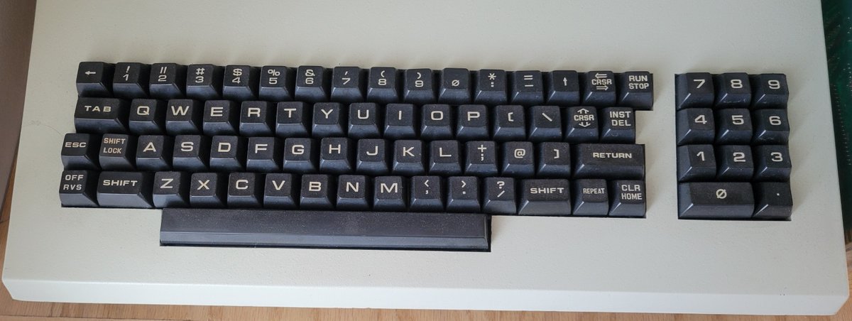 Another hole in one of my classic computer keyboards filled. My Commodore CBM now has a proper Shift Lock key.
#retrocomputing #commodore #commodorepet #commodoreCBM