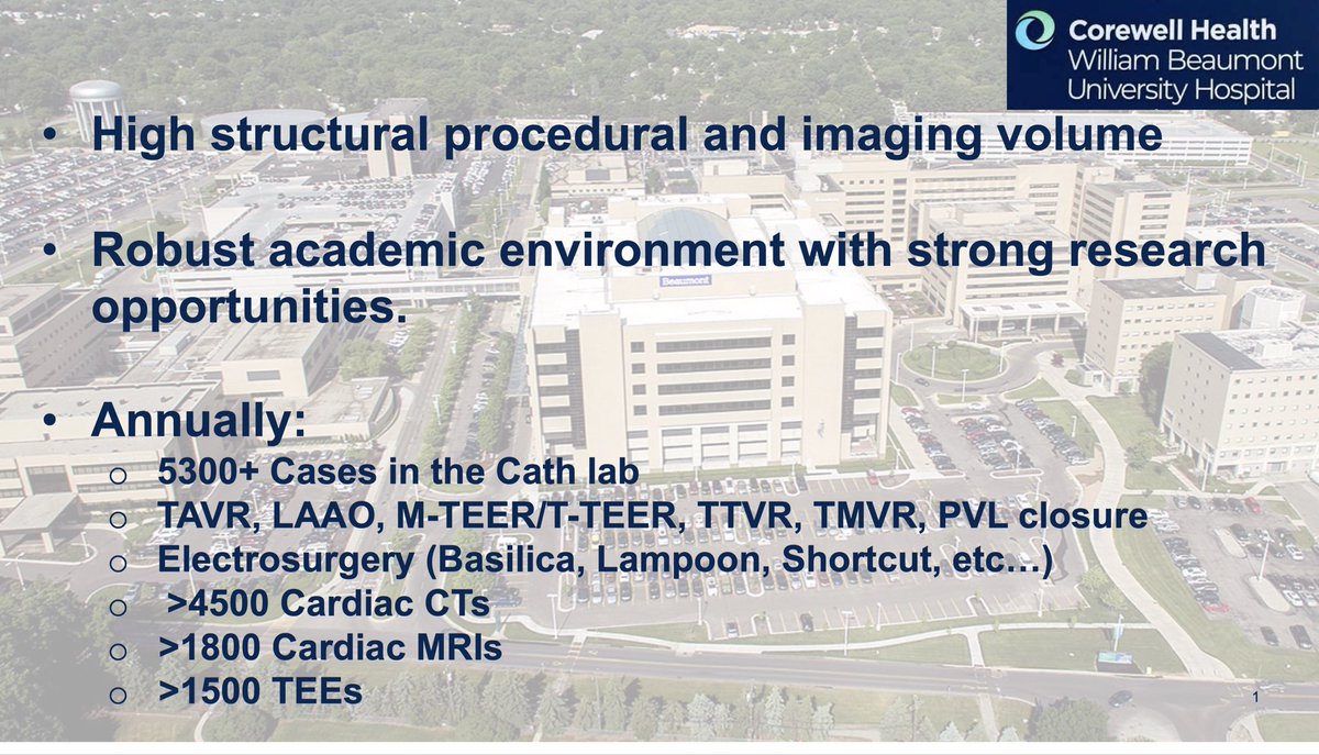 William Beaumont Hospital - Cardiology Fellowship tweet media