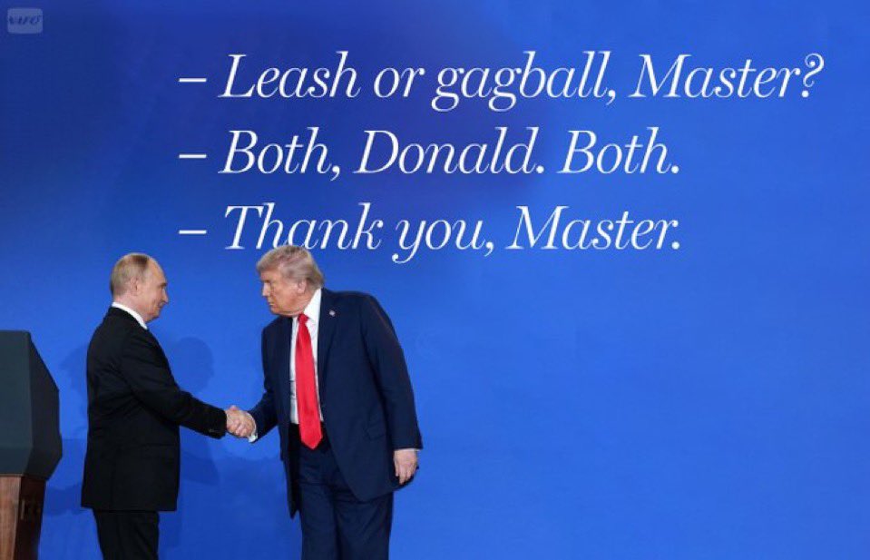 <a href="/StandUpForTrmp/">Stand Up For Trump</a> Please, note that the one country that The Obese Golfer never imposed any tariffs on, is Russia.