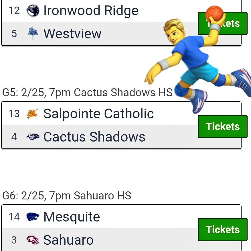 Cactus Shadows BBall tweet media