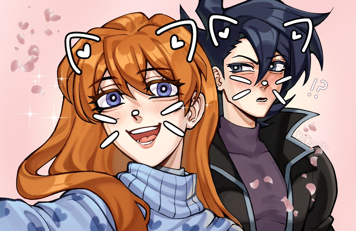 ₍^. .^₎⟆ in Japan it's already 猫の日 (Neko Day) so here we are (if he wants or not).

ฅ^>⩊<^ ฅ

Drawn by @/kekemiito