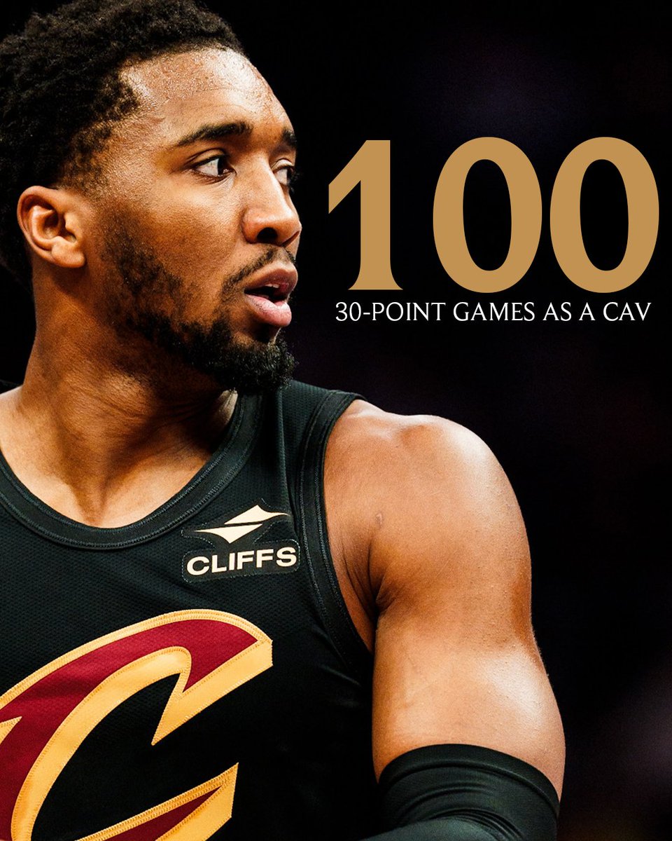 cavs's tweet image. One hundred 30-point games in 247 appearances. #LetEmKnow