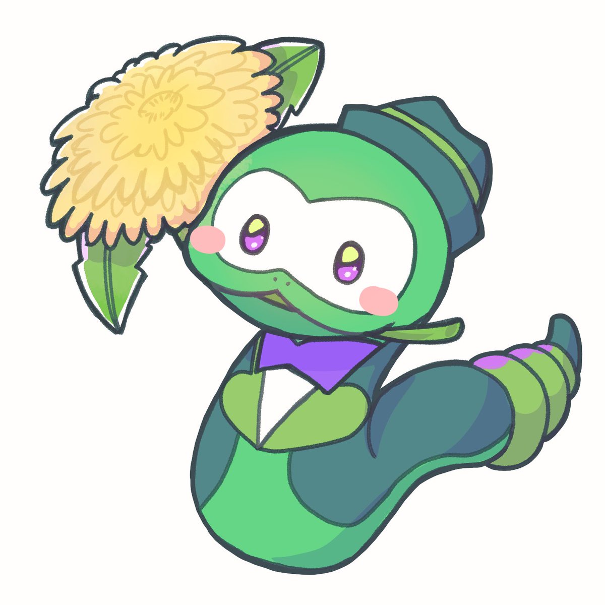 I drew this after seeing a super cute post of Zerpents holding