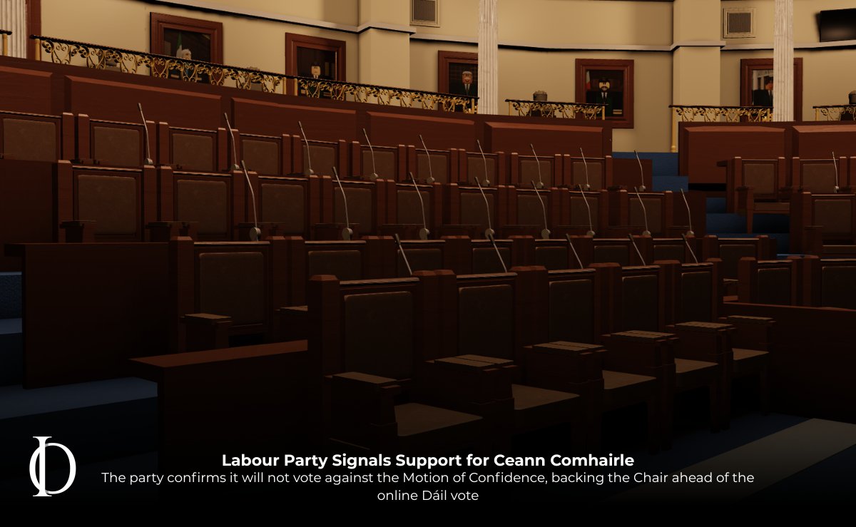 Labour leader Eamonn McGrath says the party will not vote against the Motion of Confidence in the Ceann Comhairle, signalling support for the Chair in the upcoming vote in Dáil Éireann.