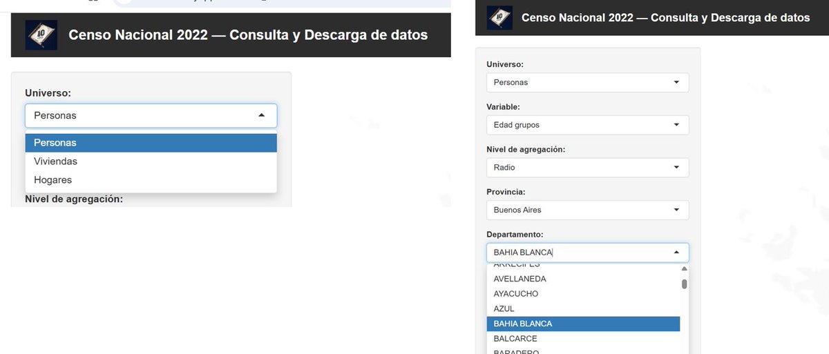 lasocialinfo's tweet photo. Novedad para los Gordos Censo. 
Redatam no more. 
Les dejo una app que consulta y descarga datos del Censo 22 de la totalidad de su base.  
A usar uno de los pocos patrimonios públicos que nos quedan
Link a la app 👇

https://t.co/X0gnh9TKsW https://t.co/9v5KC9A4VT
