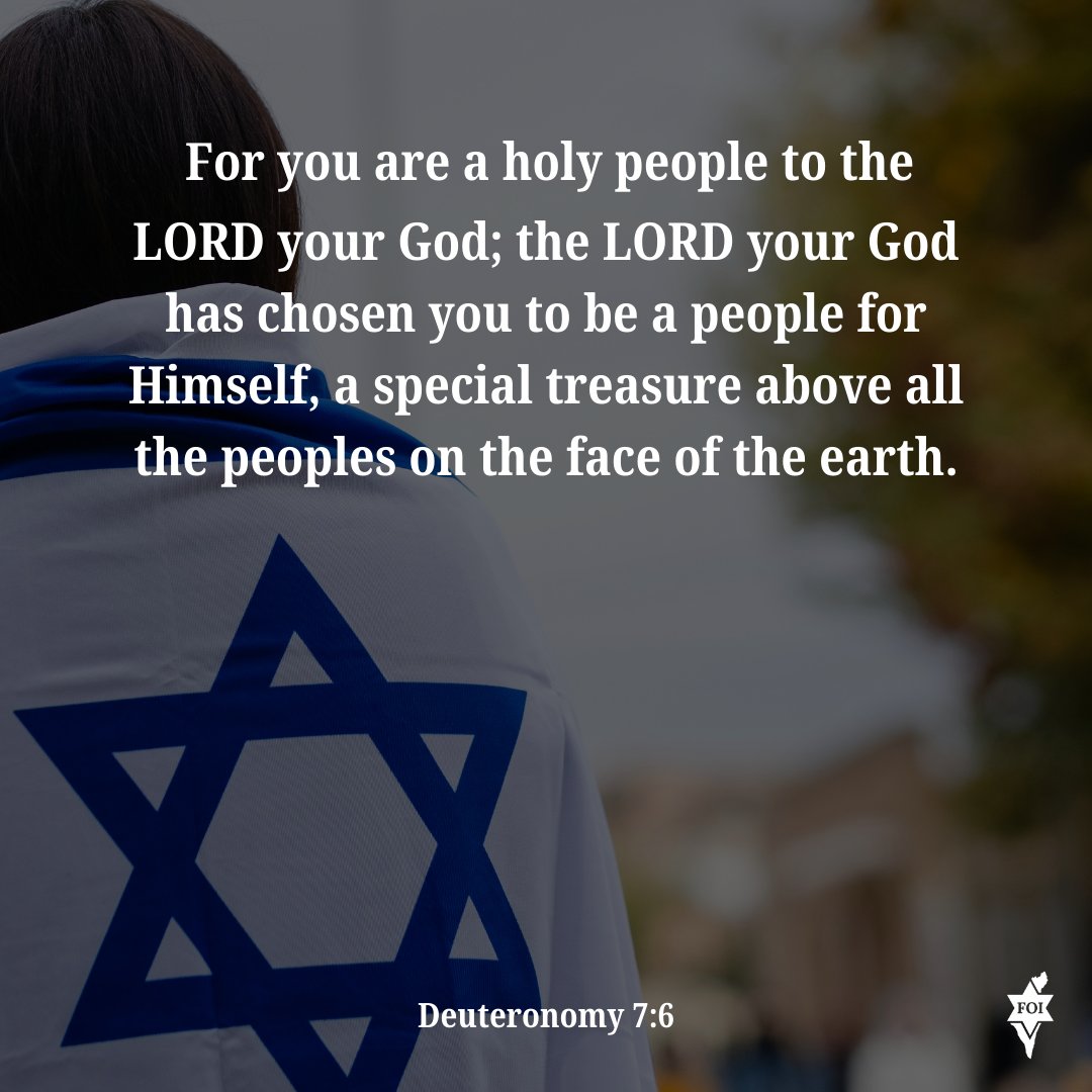 FOIGM's tweet image. Deuteronomy 7:6 🙌

#verseoftheday #Israel #FriendsOfIsrael #God #bible