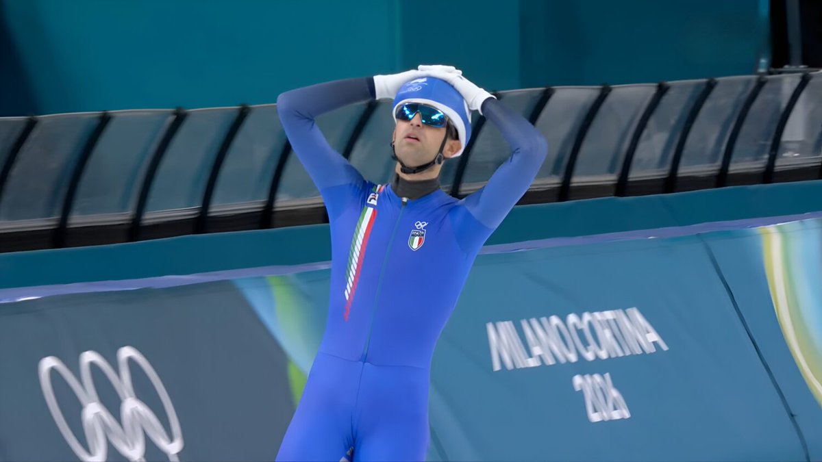 OggiSportNotiz2's tweet photo. 🥉 BRONZO per Andrea Giovannini nella Mass Start maschile alle Milano Cortina 2026! Seconda medaglia per l’azzurro 🇮🇹✨ #MilanoCortina2026 #TeamItalia #SpeedSkating #MassStart #Bronzo #PattinaggioVelocità https://t.co/8gqwMi9IGF https://t.co/9vULKAcepG