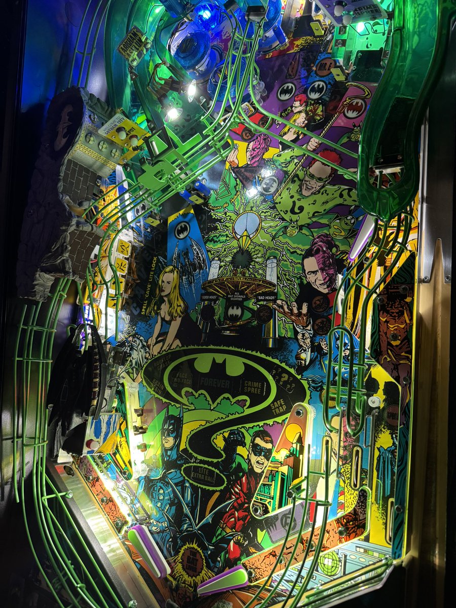 Good bye Batman Forever pinball.
#pinball