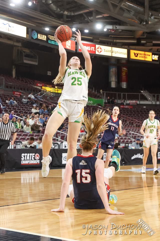 jasonduchow's tweet photo. 5A Idaho State Basketball Final: Pocatello 52 Lakeland 45.  Pocatello moves on to the Championship Game, Lakeland plays tomorrow for 3rd. https://t.co/mTCfBMOTY3