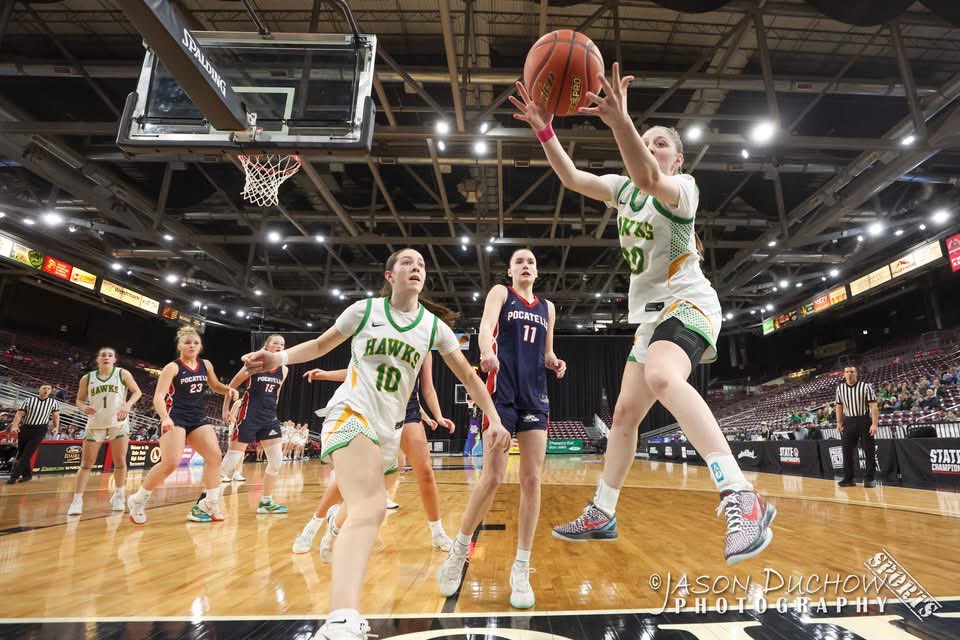 jasonduchow's tweet photo. 5A Idaho State Basketball Final: Pocatello 52 Lakeland 45.  Pocatello moves on to the Championship Game, Lakeland plays tomorrow for 3rd. https://t.co/mTCfBMOTY3