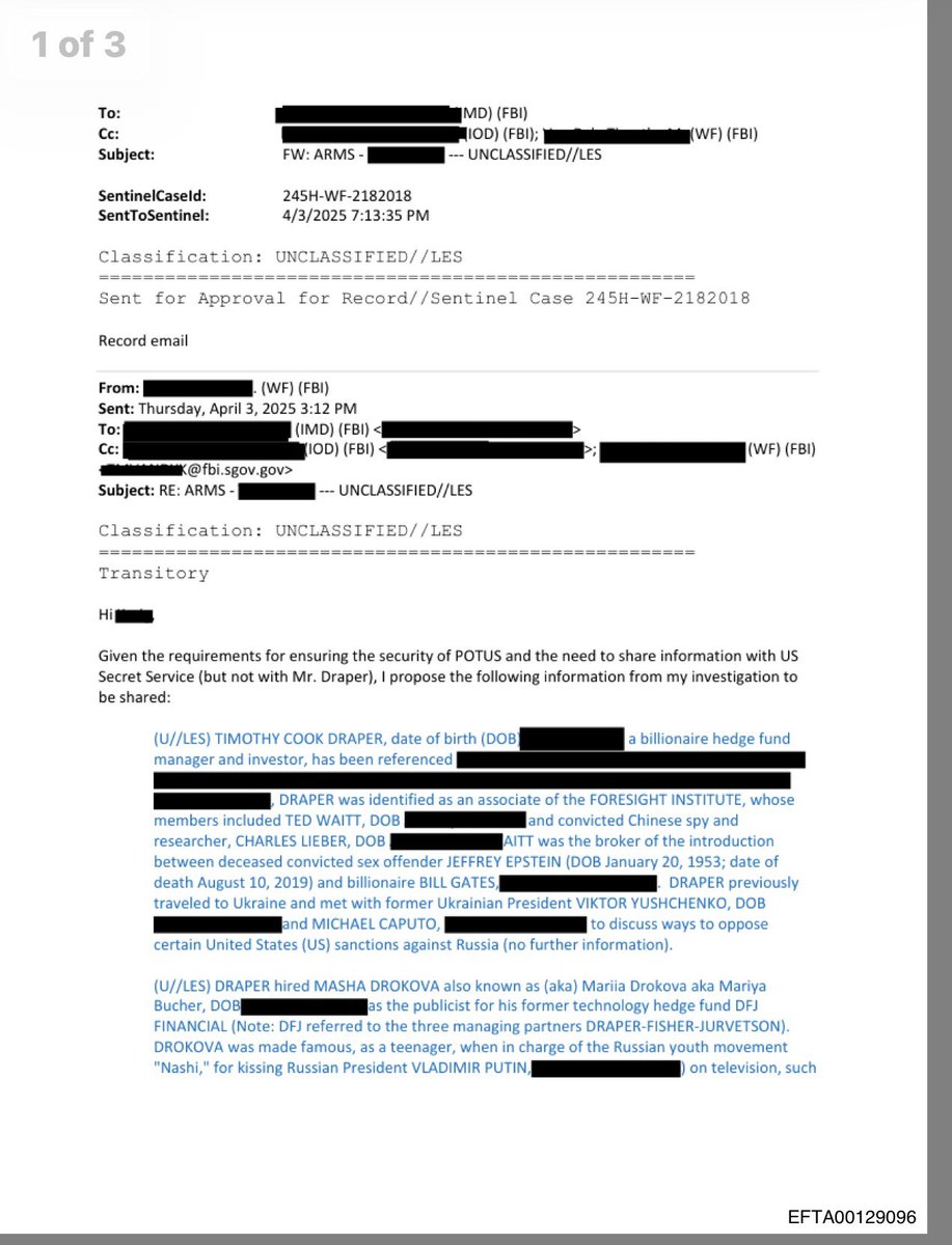 KimWexlerMAJD's tweet image. 📎 An FBI report from April 2025 reveals Jeffrey Epstein’s connection to convicted China spy and former Harvard chemistry professor CHARLES LIEBER.

🔥MORE FILES TO OPEN🔥

Sealed evidence from the DOJ’s investigation into LIEBER may shed light on his secret nanotech work in