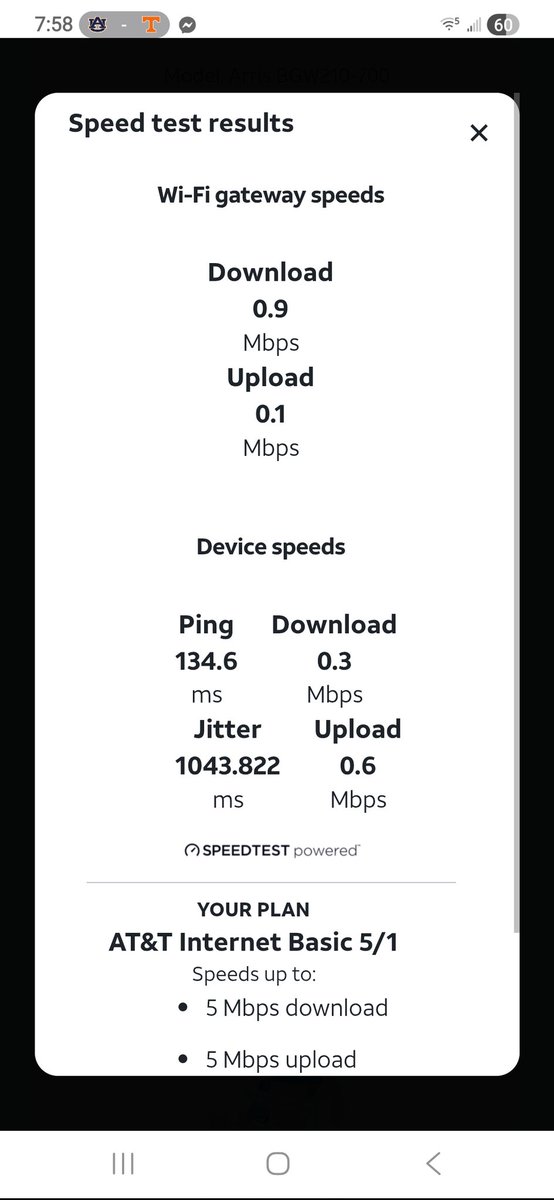 scburwick's tweet photo. I cannot WAIT for the day @DicksonElectric brings ignite broadband to my house.... @ATT internet sucks so hard. #internet #att https://t.co/MzrjwuzJ3f