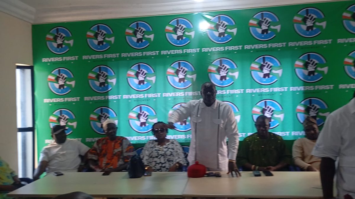 Rivers_First's tweet image. Special Indigenes at the RFM Secretariat today, pledging their commitment towards the RFM liberation project.

RFM welcomes all Rivers men and women by birth and by heart to join hands with us as we take back power for Rivers people.

Join RFM today!
#RiversFirstMovement 
#RFM