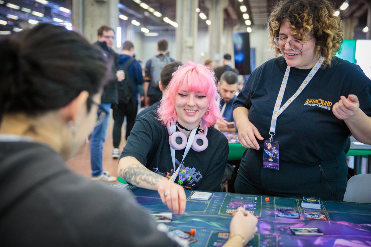 riftboundop's tweet photo. Every event is a chance to create connections with our players, creators, and League of Legends enjoyers. https://t.co/zdW1bhy4rZ