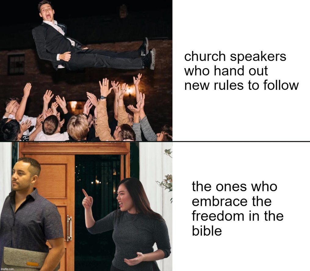 too many shortcuts to something that sounds "daring and exciting" #christianmemes