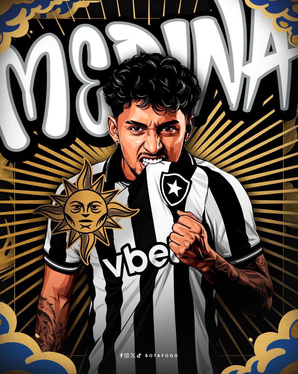 #Botafogo #Estudiantes 

🇧🇷 Botafogo anuncia la llegada de Cristian Medina. 

✍️ El mediocampista firma contrato por 4 años. 

Llega como libre desde #EDLP