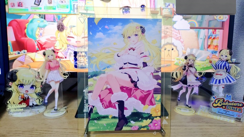 わためぇArt selection アクリルパネル届いたよー！🐏✨️ 柔らかな