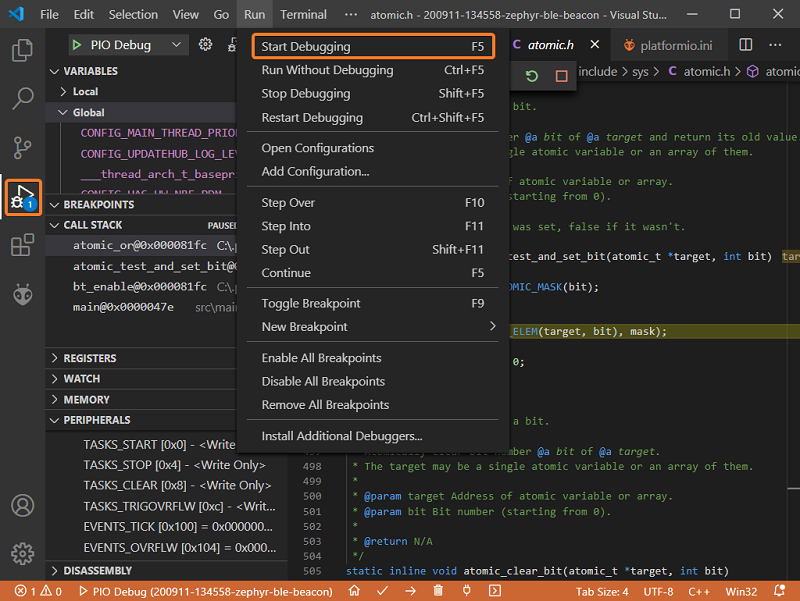 PlatformIO tweet media