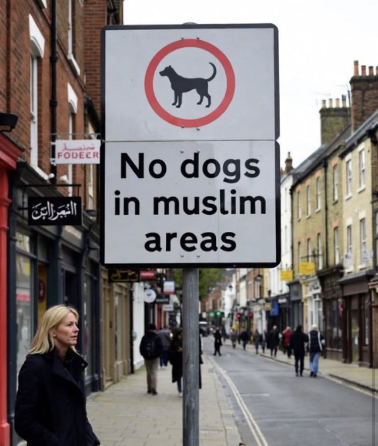 There shouldn’t be Muslim areas ????
Agree?
Yes or No?