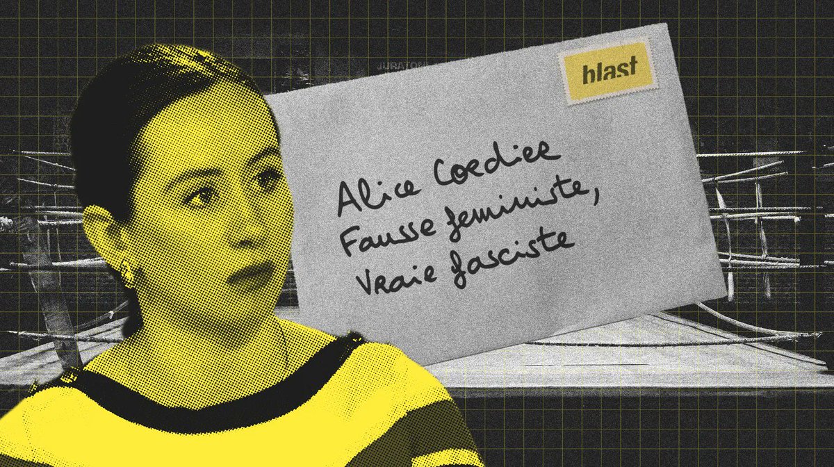 « Chère Alice Cordier »

Boxing Day #69

« Vous savez très bien, comme les nervis fascistes qui vous "protègent", que vos actions ont vocation à créer des incidents, y compris violents, pour lesquels ils s'entrainent et s’arment. »

Via <a href="/blast_france/">BLAST, Le souffle de l'info</a>

➡️blast-info.fr/articles/2026/…
⤵️