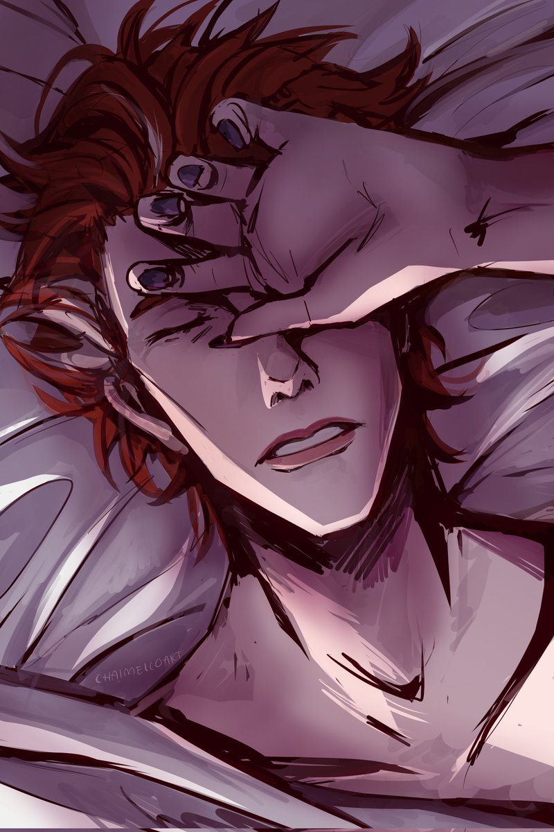 Eepy Moira I drew for a silly #moicy fic i just posted. Dare i say the funniest thing ive written (i havent written much)

archiveofourown.org/works/79956876