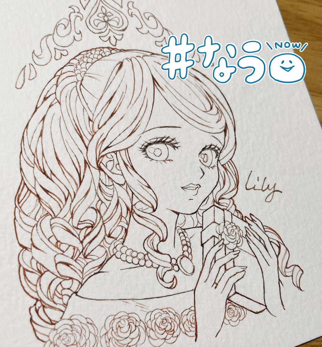 アナログイラスト展 #川崎文具店 ペン入れできました٩( ᐛ )و やっと