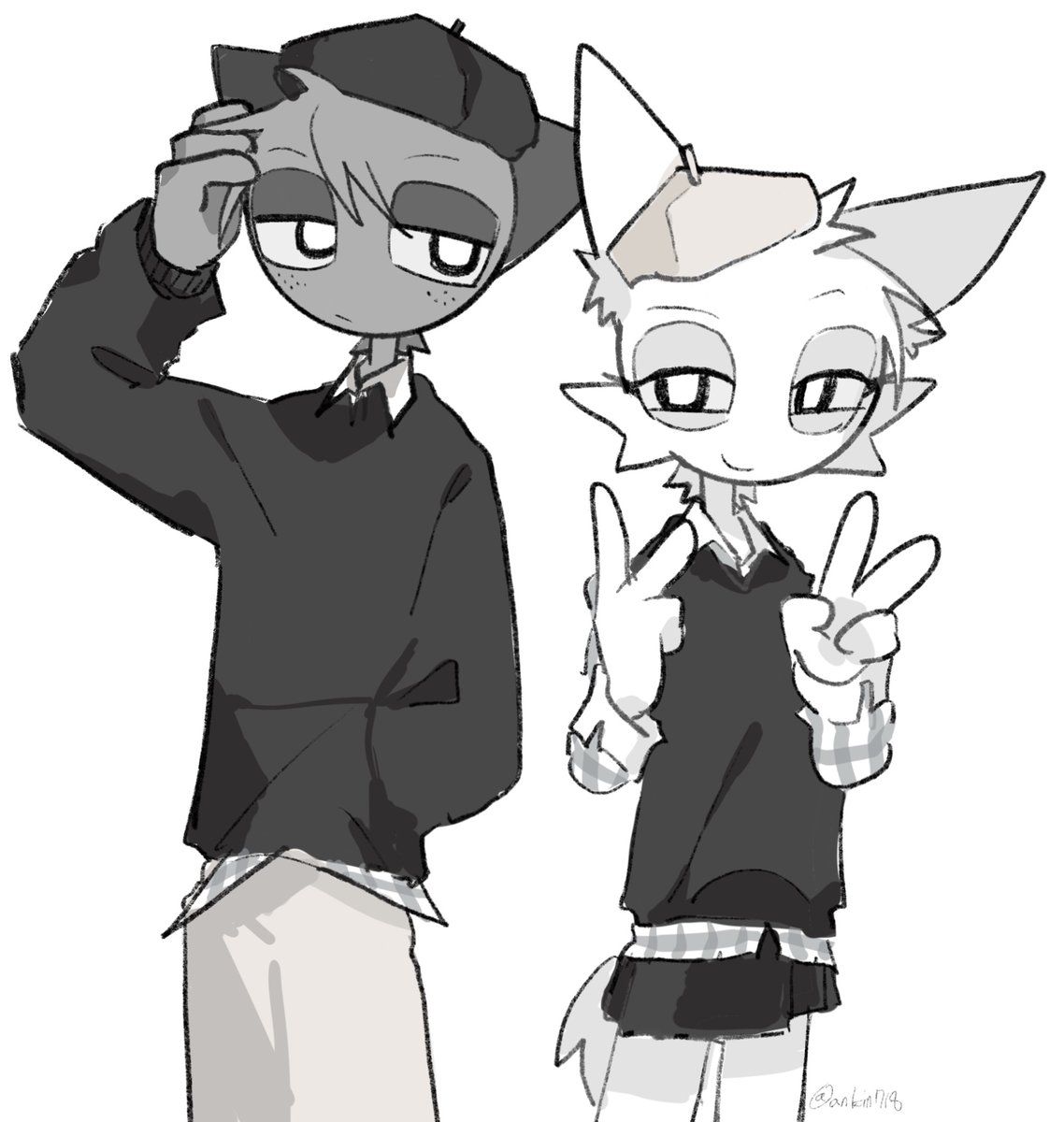 #sprunki #granda wendagray
not ship